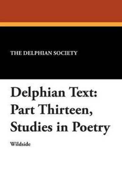 Cover for The Delphian Society · Delphian Text (Paperback Book) (2013)