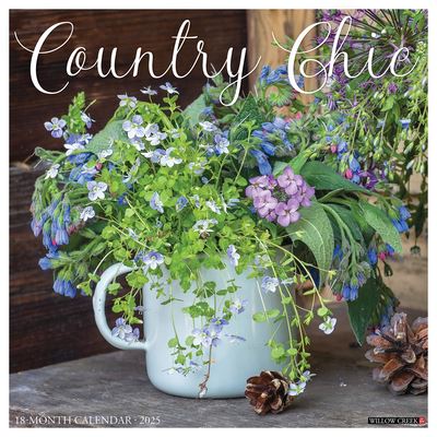 Country Chic 2025 12 X 12 Wall Calendar - Willow Creek Press - Merchandise - Willow Creek Press Calendars - 9781549242588 - September 10, 2024