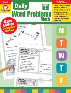 Cover for Evan Moor · Daily Word Problems, Grade 4 (Paperback Book) (2019)