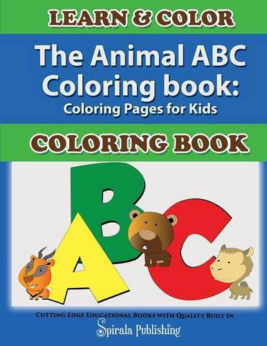 Cover for Learn &amp;. Color · The Animal Abc Coloring Book: Coloring Pages for Kids (Paperback Bog) (2014)