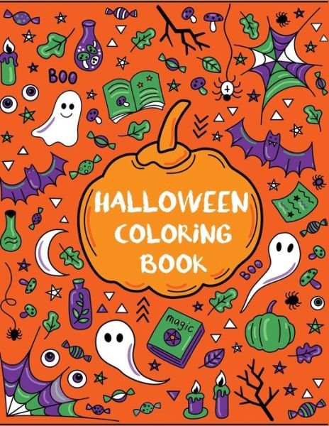 Cover for Dylanna Press · Halloween Coloring Book (Paperback Book) (2020)