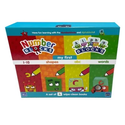 Cover for Alphablocks · Numberblocks and Alphablocks: My First Numbers and Letters Set (4 wipe-clean books with pens included) - Numberblock Wipe Clean Titles (Book) (2021)