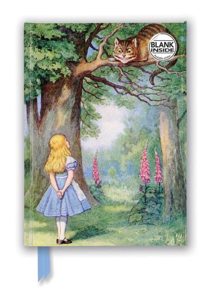 Cover for John Tenniel: Alice and the Cheshire Cat (Foiled Blank Journal) - Flame Tree Blank Notebooks (Stationery) (2022)