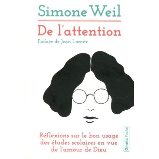Cover for Simone Weil · De l'attention (Taschenbuch) (2018)