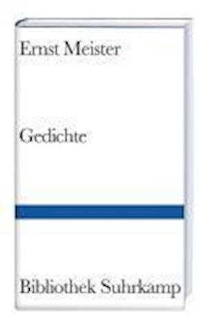 Cover for Ernst Meister · Bibl.Suhrk.1458 Meister.Gedichte (Book)