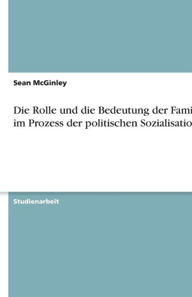 Cover for McGinley · Die Rolle und die Bedeutung de (Book) [German edition] (2013)