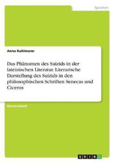 Cover for Kuhlmann · Das Phänomen des Suizids in de (Bog)