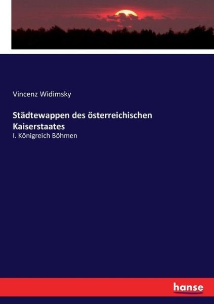 Cover for Widimsky · Städtewappen des österreichisc (Book) (2022)