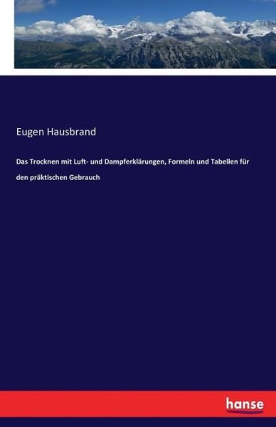 Cover for Hausbrand · Das Trocknen mit Luft- und Da (Book) (2017)