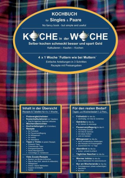 Cover for Marend Wittbrodt · Koche in der Woche - Kochbuch fur Singles und Paare: Soviel Zeit muss sein (Paperback Book) (2019)