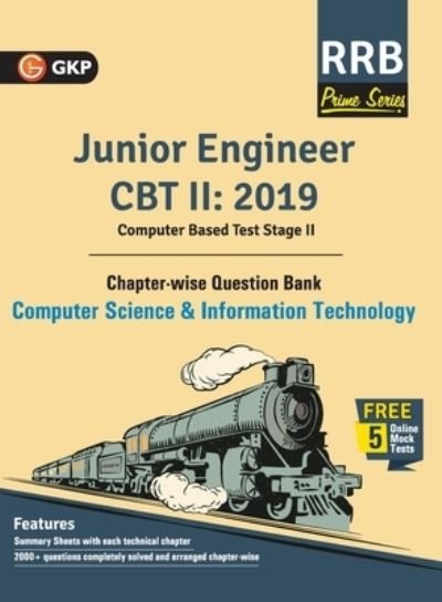 Cover for Gkp · Rrb (Railway Recruitment Board) Prime Series 2019 Junior Engineer CBT 2 - Chapter-Wise Question Bank - Computer Science &amp; Information Technology (Pocketbok) (2019)