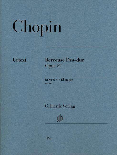 Cover for Chopin · Berceuse Des-dur op. 57 für Klav (Bog) (2018)