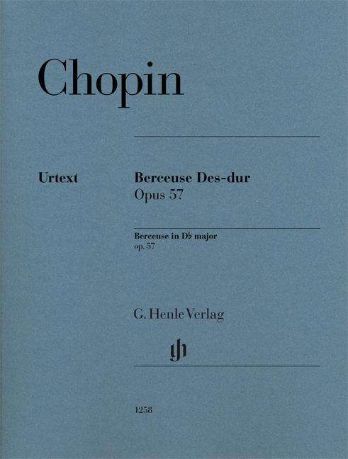 Berceuse Des-dur op. 57 für Klav - Chopin - Bøger - SCHOTT & CO - 9790201812588 - 6. april 2018