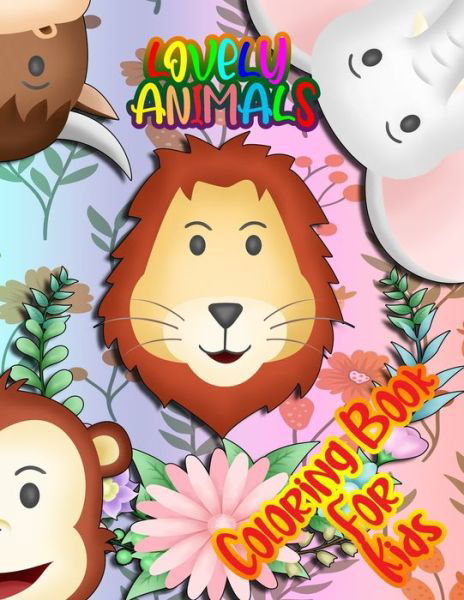Nicky And Jerry · Lovely Animals Coloring Book for Kids (Paperback Book) (2020)