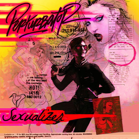 Cover for Perturbator · Sexualizer (cover has  seam split) (LP) [With Seam Split] (2016)