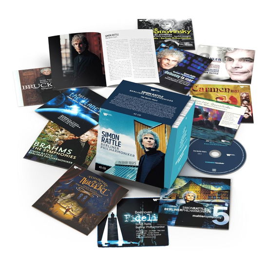 Cover for Simon Rattle &amp; Berliner Philharmoniker · The Berlin Years (CD) [With dented corner on outerbox edition] (2024)