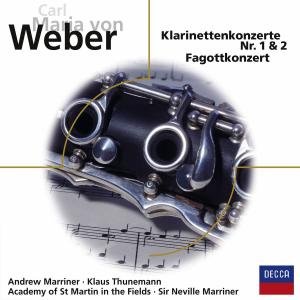 Cover for C.m. Von Weber · Klarinettenkonzert 1, 2, (CD) (2008)