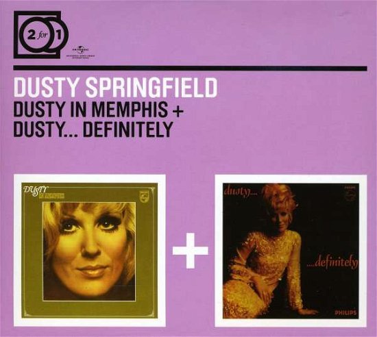 Cover for Dusty Springfield · Dusty in Memphis / Dutsy 8 Definitely (CD) (2016)