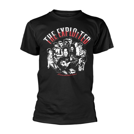 Cover for The Exploited · Barmy Army (Black) (T-shirt) [size XL] (2022)