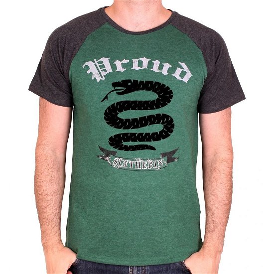 Cover for Harry Potter · Harry Potter - Proud Slytherin Men T-Shirt - Green (N/A)