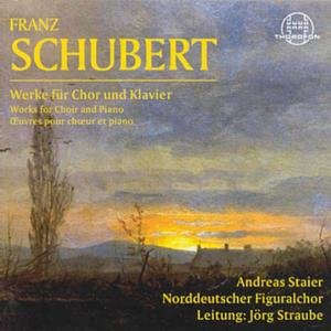 Cover for Schubert / North German Figuralchor / Straube · Works for Chorus &amp; Piano (CD) (2000)