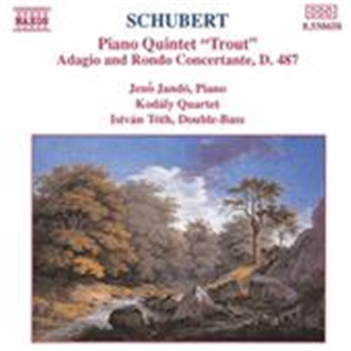 SCHUBERT:"Trout" Piano Quintet - Jando / Toth / Kodaly-quartett - Musik - Naxos - 4891030506589 - 21. august 1992