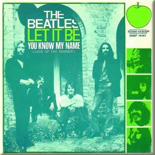 The Beatles Fridge Magnet: Let it Be/You Know my Name - The Beatles - Produtos - Apple Corps - Accessories - 5055295311589 - 17 de outubro de 2014