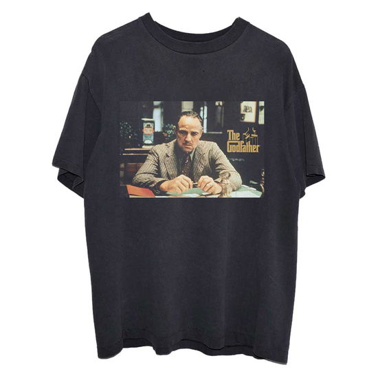 Cover for Godfather - The · The Godfather Unisex T-Shirt: Café Scene (Black) (T-shirt) [size S] (2022)