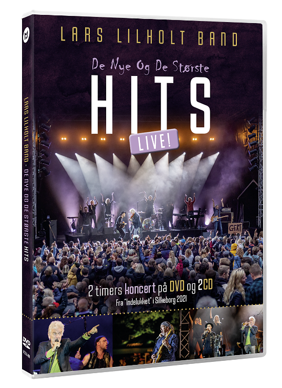 Cover for Lars Lilholt · De Nye og De Største Hits Live (DVD/CD) (2022)