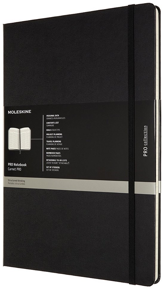 Cover for Moleskin · Moleskine Pro Notebook A4 Hard Cover Bla (Hardcover Book) (2019)