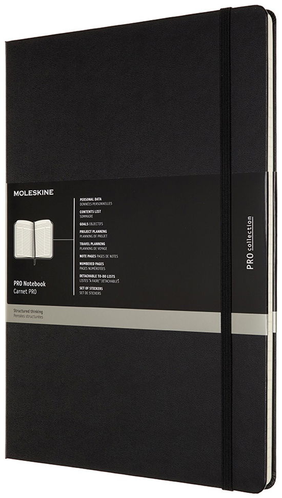 Cover for Moleskin · Moleskine Pro Notebook A4 Hard Cover Bla (Hardcover Book) (2019)