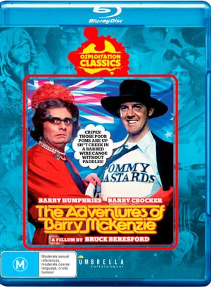 Cover for Blu-ray · The Adventures of Barry Mckenzie (Blu-ray) (Ozploitation Classics) (MBD) (2021)
