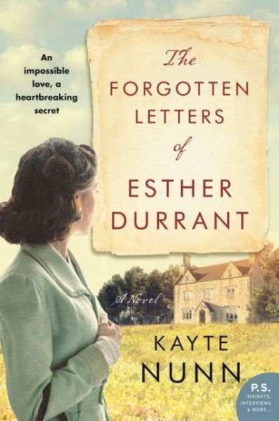 Cover for Kayte Nunn · The Forgotten Letters of Esther Durrant: A Novel (Paperback Book) (2020)