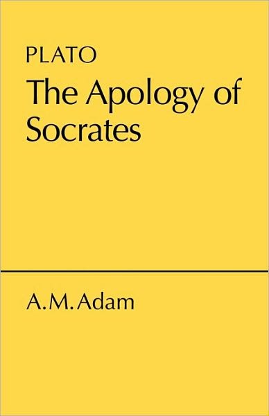 Cover for Plato · Apology of Socrates - Cambridge Elementary Classics: Greek (Paperback Bog) (1920)