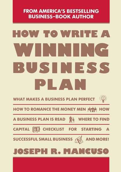 Cover for Joseph R. Mancuso · How to Write a Winning Business Plan (Paperback Book) [Reissue edition] (1992)