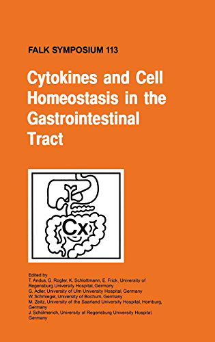 Cover for J. Scholmerich · Cytokines and Cell Homeostasis in the Gastroinstestinal Tract - Falk Symposium (Hardcover Book) (2000)