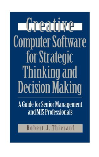 Cover for Robert J. Thierauf · Creative Computer Software for Strategic Thinking and Decision Making: A Guide for Senior Management and MIS Professionals (Hardcover bog) (1993)