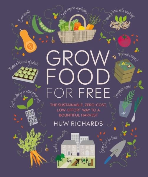 Cover for Huw Richards · Grow Food for Free No Cost, Low Effort, High Yield (Book) (2020)