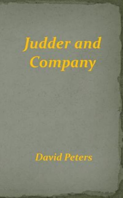 Cover for David Peters · Judder and Company (Paperback Book) (2016)