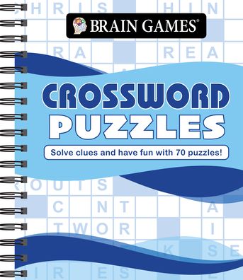 Cover for Publications International Ltd · Brain Games - Crossword Puzzles (Waves) (Spiralbuch) (2022)