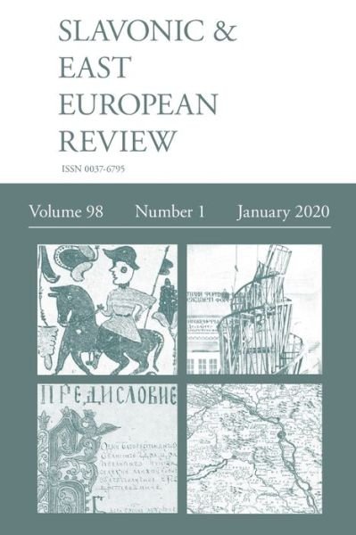 Cover for Martyn Rady · Slavonic &amp; East European Review (98 (Pocketbok) (2020)