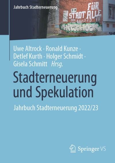 Cover for Uwe Altrock · Stadterneuerung und Spekulation (Book) (2023)
