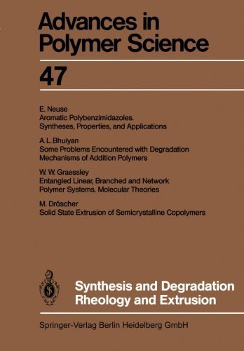 Cover for Akihiro Abe · Synthesis and Degradation Rheology and Extrusion - Advances in Polymer Science (Pocketbok) [Softcover reprint of the original 1st ed. 1982 edition] (2013)