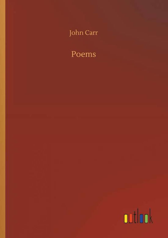 Poems - Carr - Livros -  - 9783734018589 - 20 de setembro de 2018