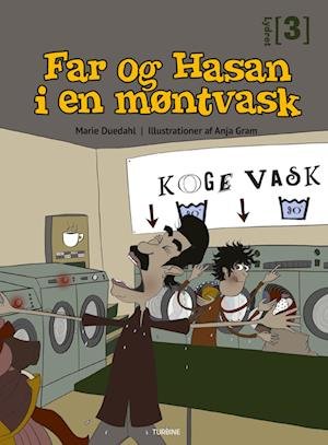 Cover for Marie Duedahl · Lydret 3: Far og Hasan i en møntvask (Hardcover bog) [1. udgave] (2024)