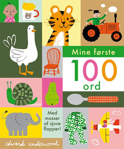 Cover for Edward Underwood · Mine første 100 ord (Cardboard Book) [1. wydanie] (2020)