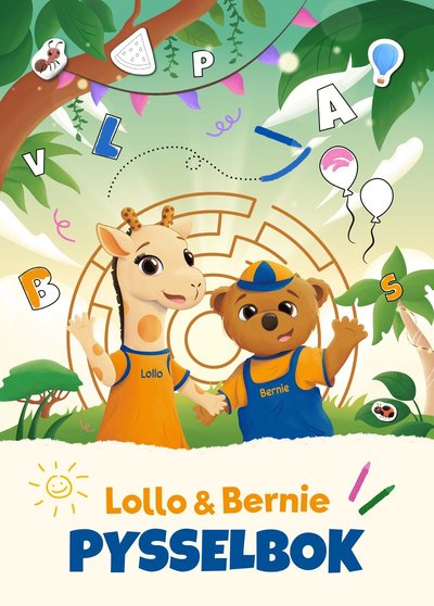 Cover for Melina Roy · Lollo &amp; Bernie: Pysselbok (Paperback Book) (2025)