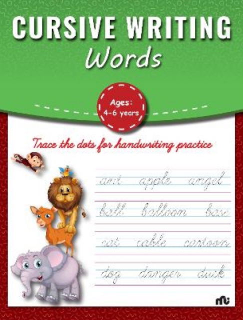 Cover for Moonstone Rupa Publications · Cursive Writing Words (Paperback Book) (2023)