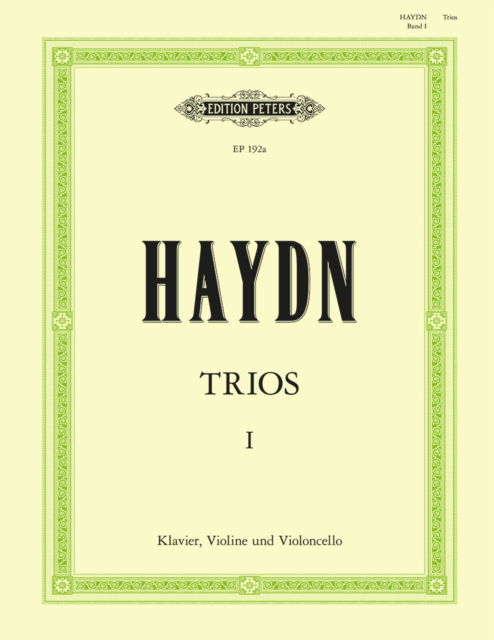 Cover for Piano Trios, complete Vol.1 (Sheet music) (2001)