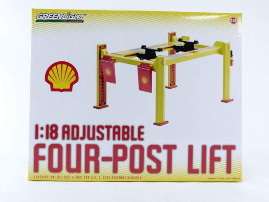 Cover for Greenlight · Greenlight Collectibles: 1/18 Four-Post Lift - Shell Oil No2 (Toys)